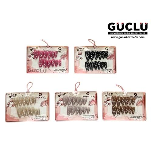 YARICCI TAKMA TIRNAK KEDİ GÖZ YRC418*12Lİ