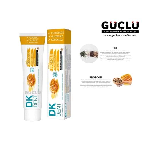DERMOKİL DK DENT DİŞ MACUNU 75ML PROPOLİS ONARICI 4257*12Lİ