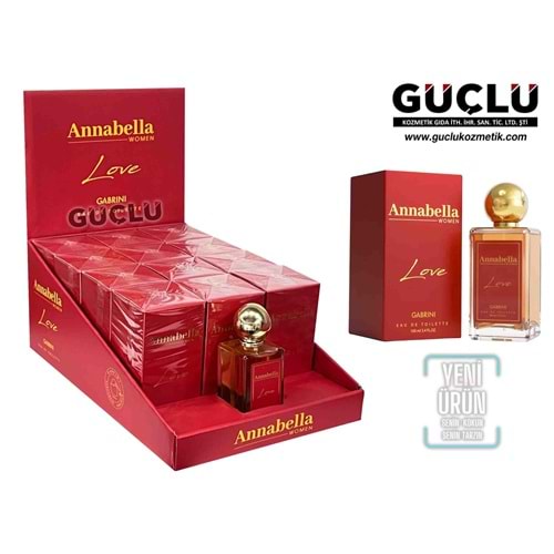 GABRİNİ EDT PARFÜM KADIN 100ML ANNABELLA 1952*12Lİ