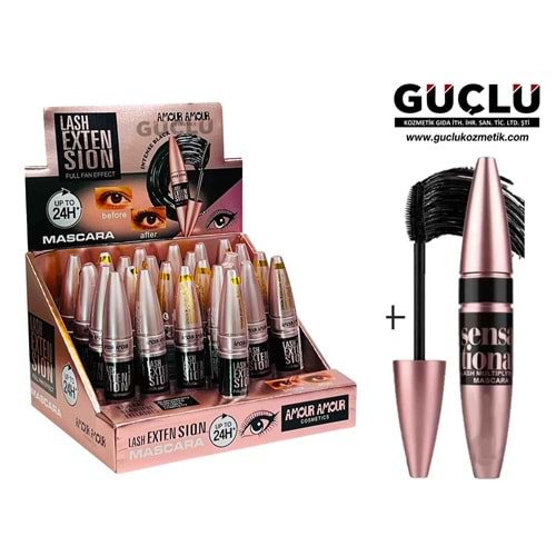 AMOUR A. MASKARA LASH EXTENSION FULL FAN EFFECT 3807*24LÜ