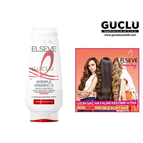 LOREAL ELSEVE SAÇ BAKIM KREMİ 250ML KOMPLE ONARICI 5 3205*6LI
