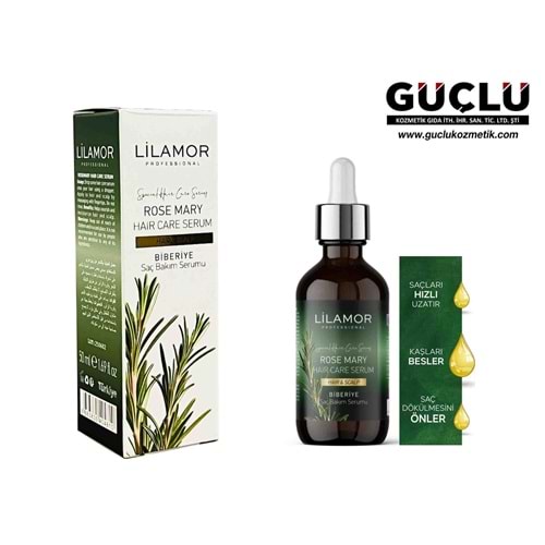 LİLAMOR SAÇ BAKIM SERUMU 50ML BİBERİYE 4322*20Lİ