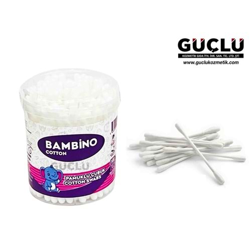 BAMBİNO KULAK ÇUBUĞU 100'LÜ YUVARLAK 1014*6LI