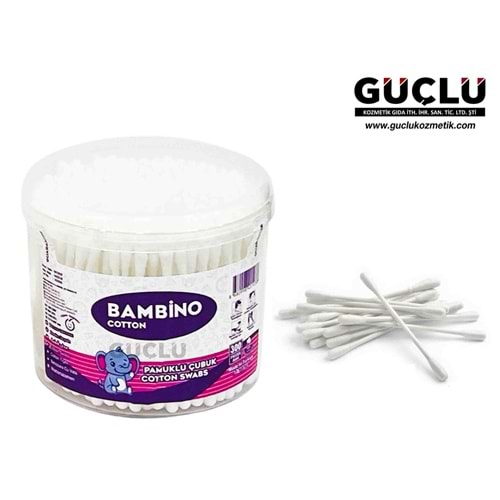 BAMBİNO KULAK ÇUBUĞU 300'LÜ YUVARLAK 1038*48Lİ