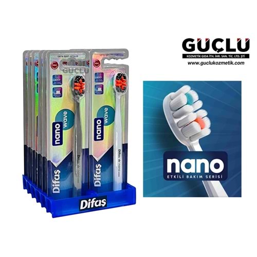 DİFAŞ DİŞ FIRÇASI NANO WAVE 2743*12Lİ