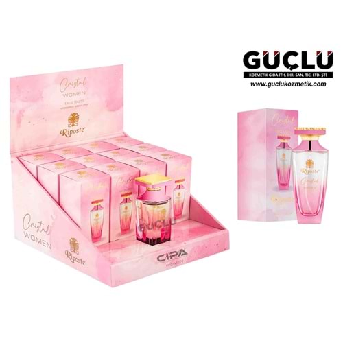 RİPOSTE EDT PARFÜM KADIN 100ML CRİSTAL*12Lİ