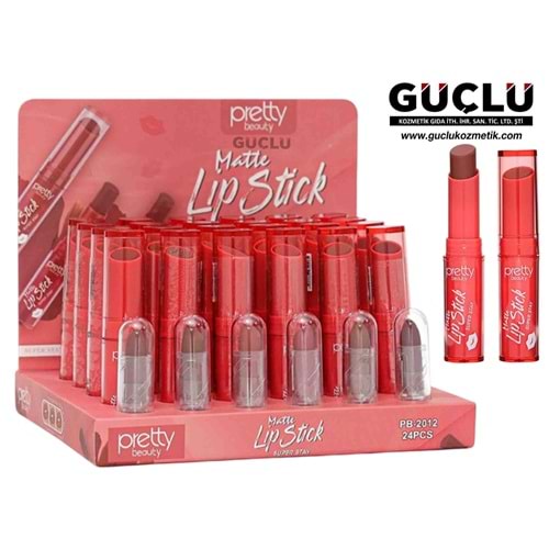 PRETTY B. MATTE LİP STICK SÜPER STAY PB2012*24LÜ