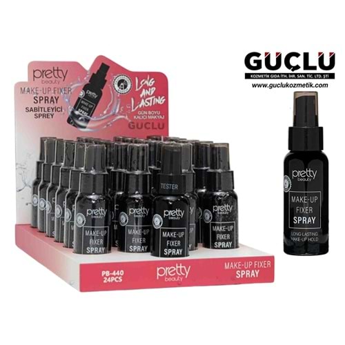PRETTY B. MAKYAJ SABİTLEYİCİ FİXER SPREY PB440*24LÜ