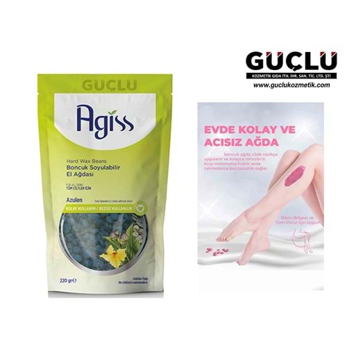 AGİSS BONCUK AĞDA 220GR POŞETLİ AZULEN*24LÜ
