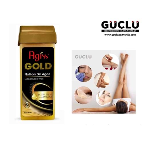 AGİSS SİR ROLLON AĞDA 100ML GOLD*24LÜ