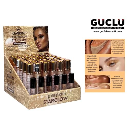 GABRİNİ LIQUID HIGHLIGHTER STARGLOW 9780*36LI