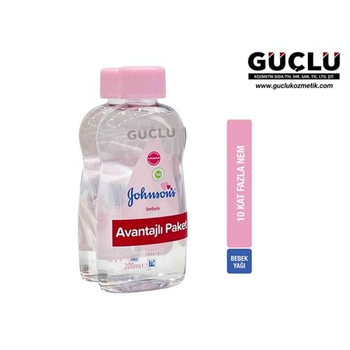 JOHNSONS BABY BEBEK YAĞI 200ML 2Lİ AVANTAJLI PAKET 7877*3LÜ