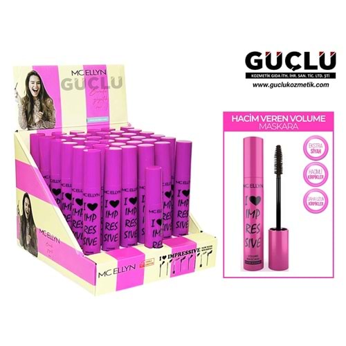 MC ELLYN IMPRESSIVE VOLUME MASKARA (PEMBE) 0043*36LI