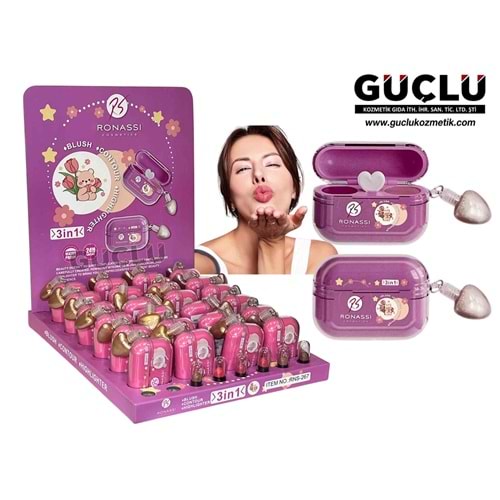RONASSİ ALLIK -KONTÜR-HIGHLIGHTER 3 IN 1 RNS267*24LÜ