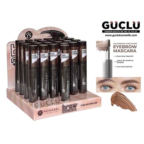 RONASSİ MASKARA KAHVE VOLUME & LIFT RNS296*24LÜ