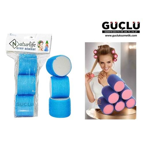 LİNPOOX NATURLİFE SÜNGER BİGUDİ 3LÜ CIRT CIRTLI BÜYÜK AY8130*6LI