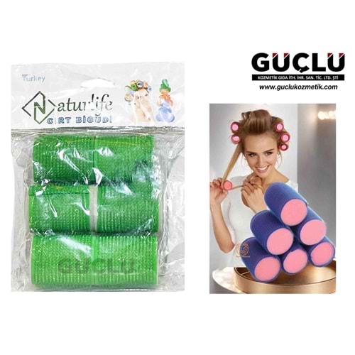 LİNPOOX NATURLİFE SÜNGER BİGUDİ 6LI CIRT CIRTLI KÜÇÜK AY8110*6LI