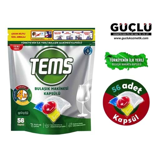 DERMOKİL TEMS BULAŞIK MAKİNESİ KAPSÜLÜ 56LI 627GR*5Lİ