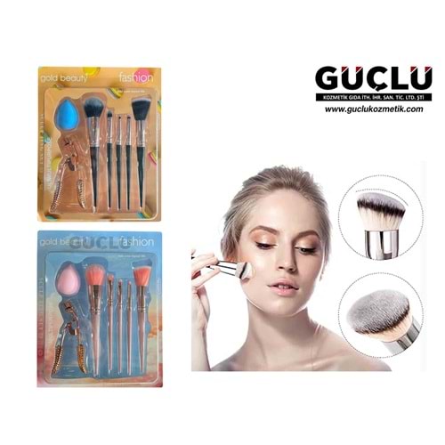 GOLD BEAUTY MAKYAJ FIRÇA SETİ 7Lİ MULTIPURPOSE EP742*12Lİ
