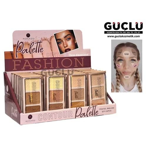 RONASSİ CONTOUR PALETTE RNS209*24LÜ