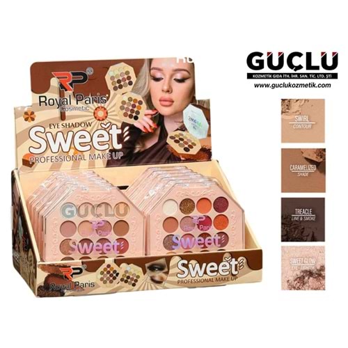 ROYAL P. GÖZ FAR PALETİ SWEET 16LI RPSL264*12Lİ