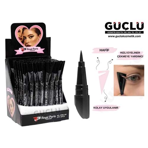 ROYAL P. EYELINER ÇEKME APARATLI RPML001*48Lİ