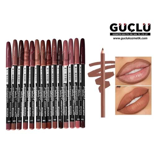 PRETTY B.DUDAK KALEMİ WATERPROOF LİPLİNER 311*12Lİ