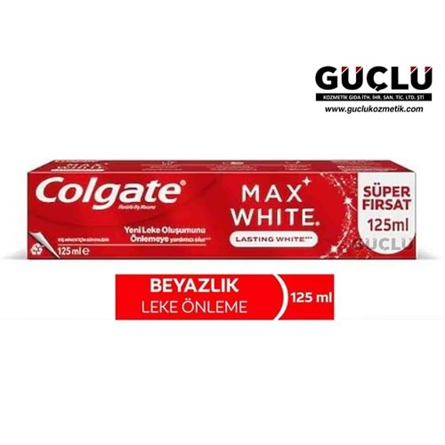 COLGATE DİŞ MACUNU 125ML MAX WHITE 9588*12Lİ