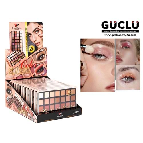 ROYAL P. FAR EYESHADOW GALAİ CLASSİC 28Lİ RPS156*12Lİ