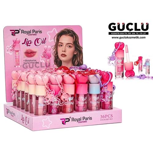 ROYAL P. LİP OİL KALPLİ ANAHTARLIK RP013*36LI