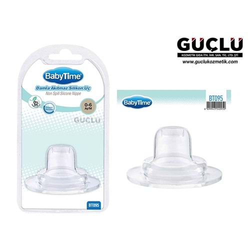 BABYTİME DAMLA AKITMAZ SİLİKON UÇ BT095*18Lİ