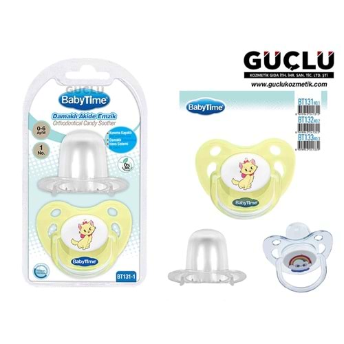 BABYTİME EMZİK AKIDE GVD SİLKN DAMAK KORUY. KAP BT131-1*18Lİ