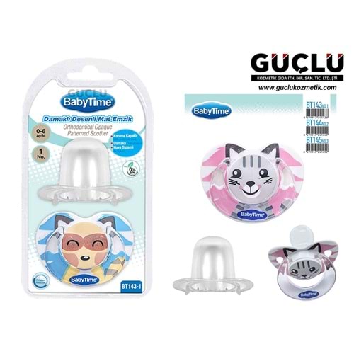 BABYTİME EMZİK DESENLI SİL.DAMA. KORUY.KAP BT145-3*18Lİ