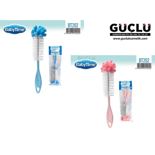 BABYTİME BİBERON VE EMZİK TEMIZLEME FIRÇASI BT202*12Lİ