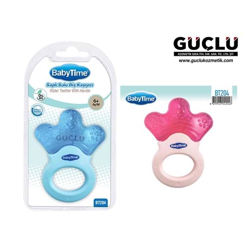 BABYTİME DİŞ KAŞIYICI SAPLI SULU BT204*24LÜ