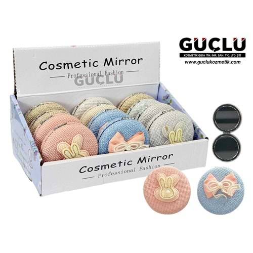 ROYAL P. AYNA COSMETİC MİRROR YUVARLAK RC380*12Lİ