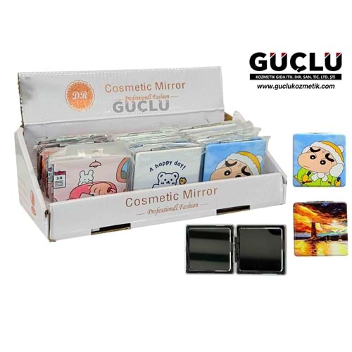 ROYAL P. AYNA COSMETİC MİRROR KARE RC156-2*12Lİ