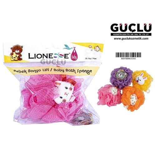 LİONESSE BANYO LİFİ FİGÜRLÜ ÇOCUK 989*24LÜ