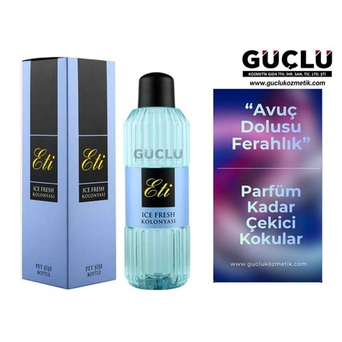 ETİ PARFÜM KOLONYA 350ML PET Ş. ICE FRESH 405*24LÜ