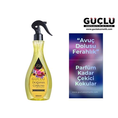 ETİ ODA KOKUSU 500ML PET Ş. DOĞANIN COŞKUSU 805*12Lİ