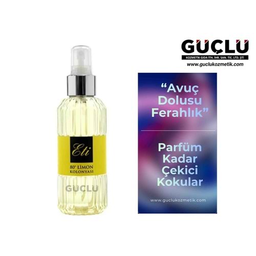 ETİ KOLONYA SPREY 150ML PET Ş. LİMON 80CC 431*24LÜ