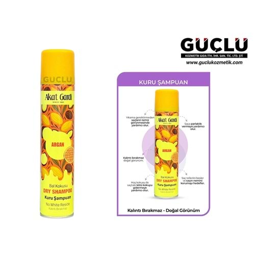AKAT GARDİ KURU ŞAMPUAN 200ML ARGAN 0317*12Lİ