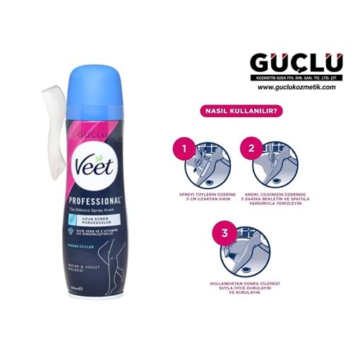 VEET TÜY DÖKÜCÜ KREM SPREY 150ML HASSAS CİLTLER*6LI