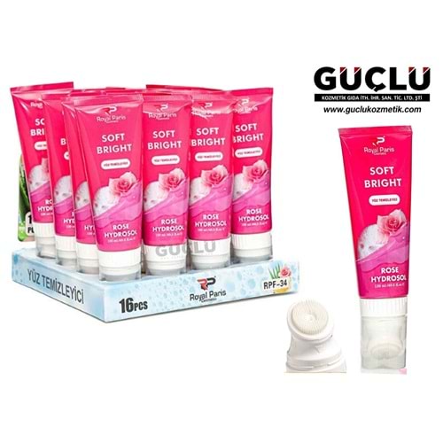 ROYAL P.YÜZ TEMİZLEME JELİ ROSE SOFT BRİGHT*16LI