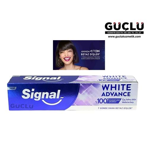 SİGNAL DİŞ MACUNU 70ML WHİTE ADV. ÇAY-KAHVE LEK.KARŞ. 5706*12Lİ