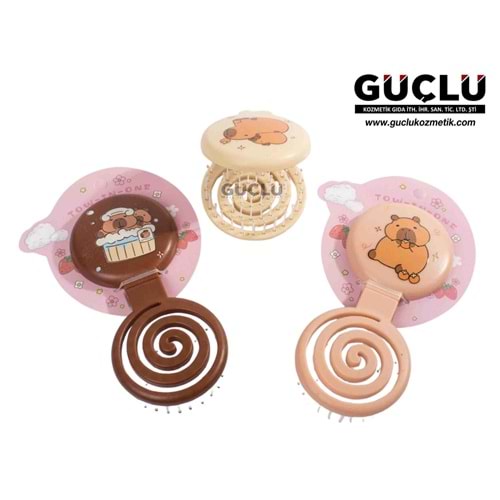 LİNPOOX AYNALI SAÇ FIRÇASI KAPPY BARA MOD. SRC15*12Lİ