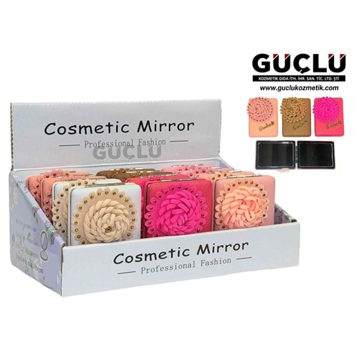 ROYAL P. AYNA COSMETİC MİRROR KARE RC539*12Lİ