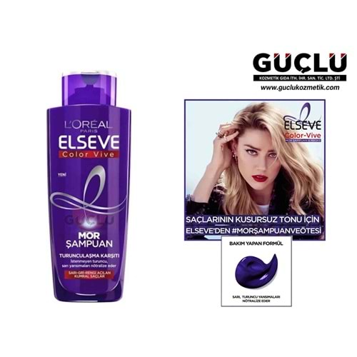 LOREAL ELSEVE MOR ŞAMPUAN 200ML 9148*6LI