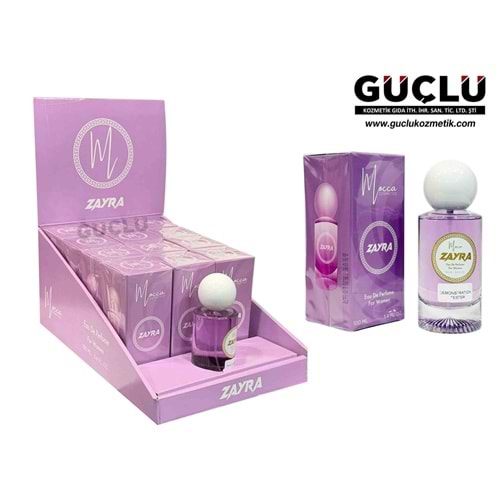 MOCCA EDT PARFÜM KADIN 100ML ZAYRA 0568*12Lİ