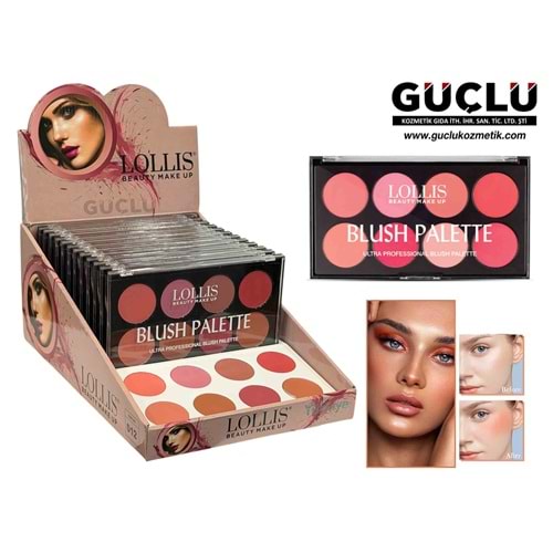 LOLLIS BEAUTY ALLIK PALETİ 8Lİ LS553*12Lİ
